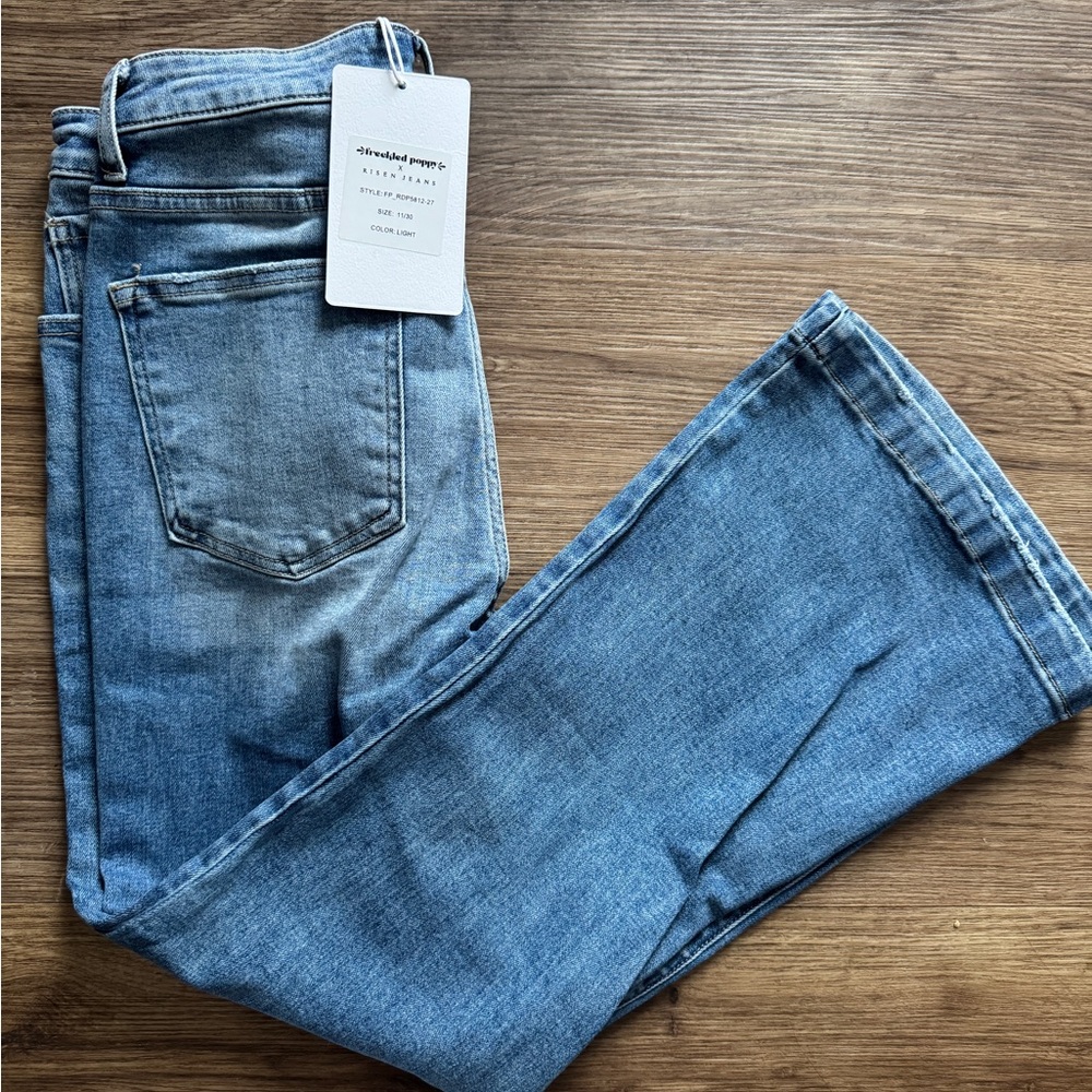Risen Light Blue Women's Jeans - Picture 2 of 4